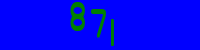 Blue Captcha Image